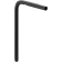 (image for) Flat Black 16" Ape Hanger 1" Handlebars