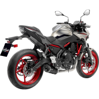 (image for) LV ONE EVO Black stainless steel Exhaust for KAWASAKI Ninja 650/Versys 650/Z650/Z650 RS 21-23