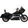 (image for) Sweeper Radial Exhaust System - Chrome w/ chrome heat shields