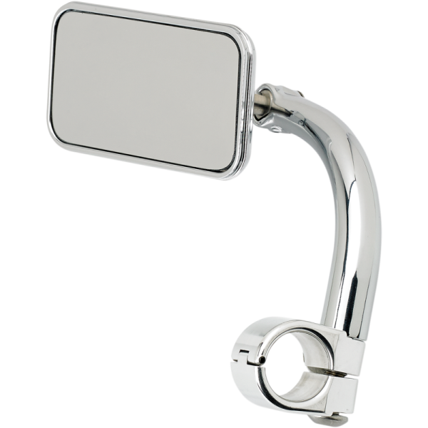 (image for) BILTWELL Rectangular Utility Mirror, Chrome for 7/8" bars