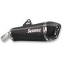 (image for) Akrapovič Single Black Titanium Muffler w/ Carbon End Cap for BMW F 800 GT / F 800 R