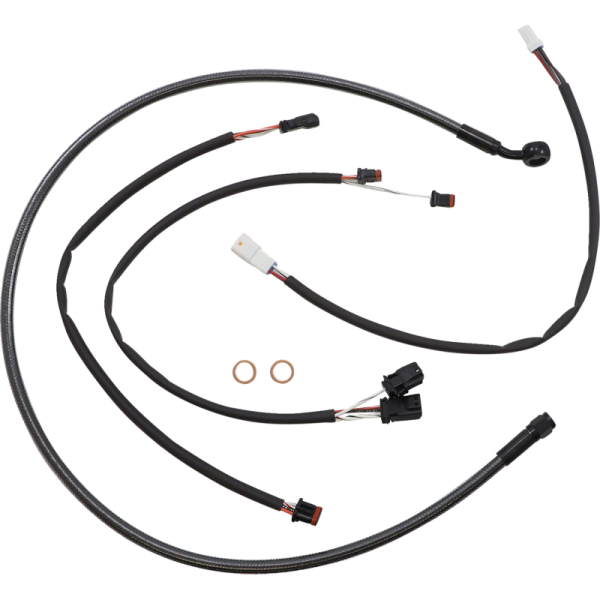 (image for) MAGNUM Black Pearl Handlebar Installation Kit (15"-17" Apes)