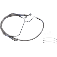 (image for) Clear Coated Extended Brake Line (+6") 1741-3979