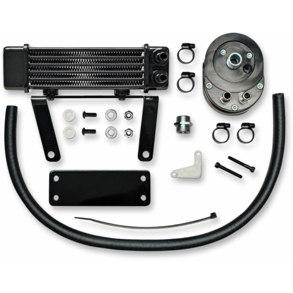 (image for) JAGG OIL COOLERS 6-Row Low-Mount Cooler (Softail)