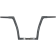 (image for) 1 1/4" EZ Install Flat Top Handlebars - Chrome, 14" Rise