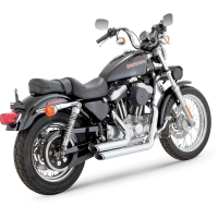 (image for) Vance & Hines Shortshots Staggered Exhaust System Chrome