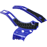 (image for) Acerbis X-Grip Frame Guard - Yamaha YZ125/250 06-26 - Blue/black
