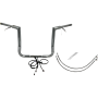 (image for) Fat Baggers Flat Top EZ Install Handlebar 14" Chrome
