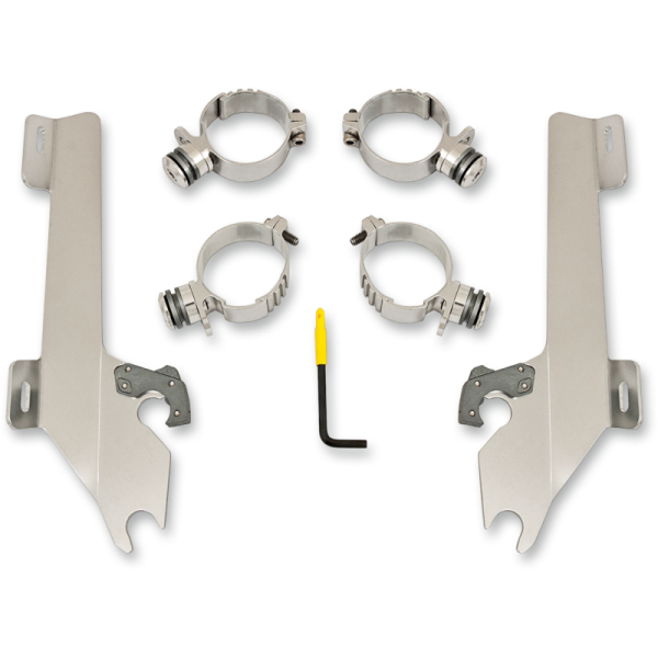 (image for) MEMPHIS SHADES METRIC Trigger-Lock Mount Kit Polished for Victory Hammer 05-11