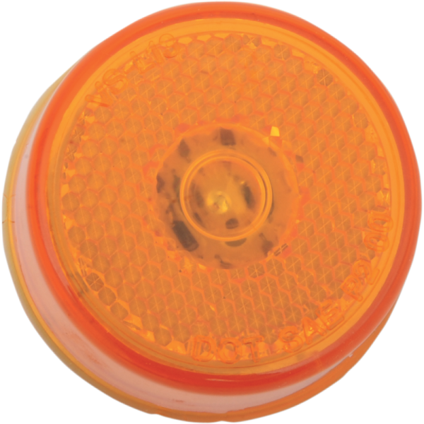 (image for) BRITE-LITES Round 2", 8 LED, amber