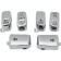 (image for) Chrome 6-Piece Switch Cap Kit