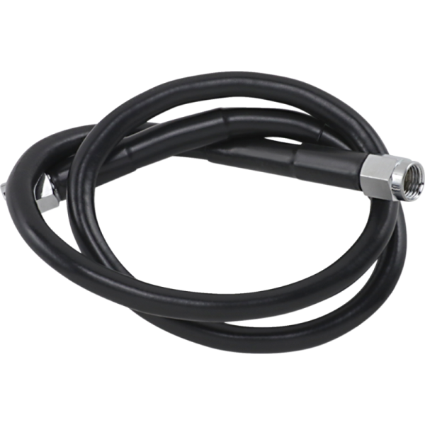 (image for) Drag Specialties Black Vinyl-Coated Stainless Steel Brake Line 25"