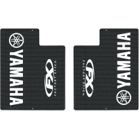 (image for) Factory Effex Full Wrap Carbon Fiber Fork Shields - Yamaha, White