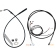 (image for) Black Complete EZ Install Kit - 10" Handlebars
