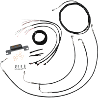 (image for) Black Vinyl Complete Cable Kit (8-10in Bars)
