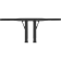 (image for) Matte Black 1 1/4" Folsom Bars - 10" Rise
