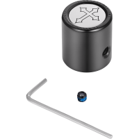 (image for) Heel-Toe Shifter Cover Black w/ Cross