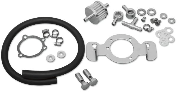 Drag Specialties Crankcase Breather/Support Bracket Kits