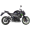 (image for) LV-10 Black stainless steel Slip-On for KAWASAKI Z800 13-16