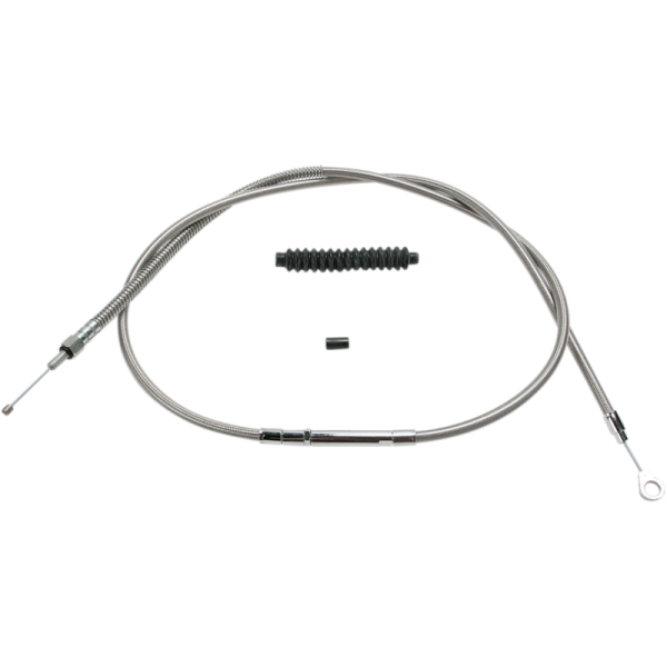 (image for) Barnett High-Efficiency Stainless Steel Clutch Cable for Softail/Dyna (69.75" +6")