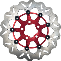 (image for) Full-floating Rear Rotor, Red Carrier