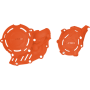 (image for) Acerbis X-Power Engine Cover Kit - Orange 16
