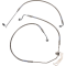 (image for) Clear-Coated Rear Brake Line Kit 1741-6340