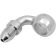 (image for) Chrome Fitting - 7/16" banjo x AN-3 male 90°