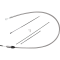 (image for) Quick Connect Upper Clutch Cable, Stainless, 54"