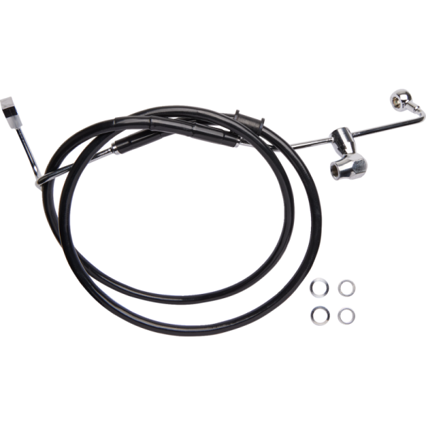 (image for) Drag Specialties Black Vinyl Brake Line Kit 1741-6335