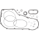 (image for) Cometic Big Twin Primary Gasket Kit for 00-06 FXST/FLST, 99-05 Dyna