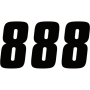 (image for) Factory Numbers - 4" Black - No. 8