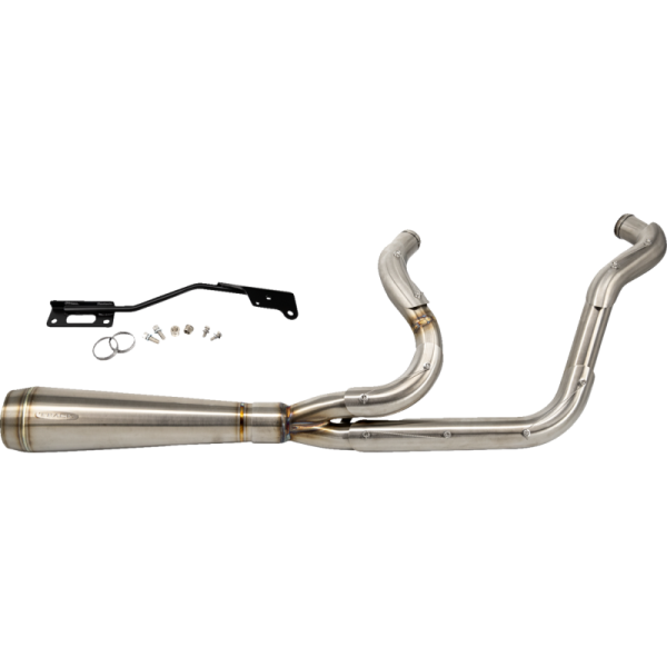(image for) Trask Performance Assault 2-Into-1 Exhaust System - Brushed/stainless