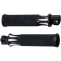 (image for) Arlen Ness Fusion Male Mount Footpegs, Deep Cut Black