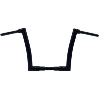 (image for) EZ Install Flat Top Handlebar - Gloss Black, 12” Rise