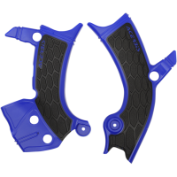 (image for) Acerbis X-Grip Frame Guard - Yamaha YZ250F 19-23, YZ250FX 20-24, YZ450F 18-22, YZ450FX 19-23 - Blue/black