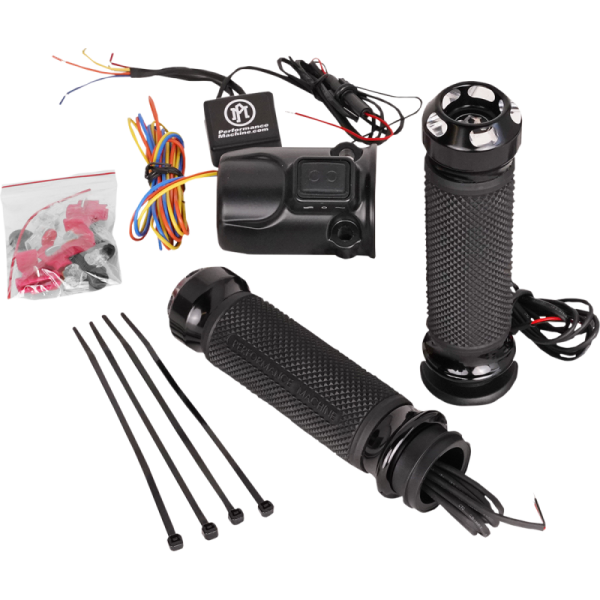 (image for) Performance Machine Heated Apex Grips Contrast Cut (Road Glide)