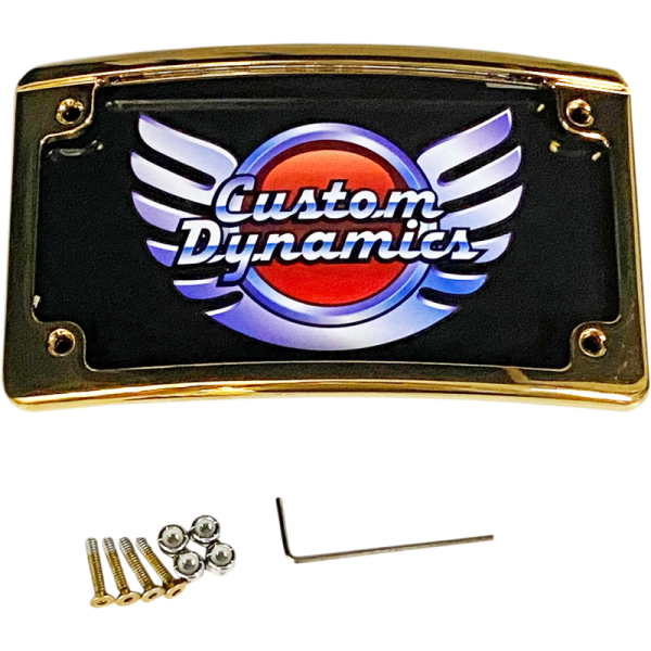 (image for) Custom Dynamics LED Plate Frame Radius Gold