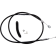 (image for) Drag Specialties Black Vinyl High Efficiency Clutch Cable - 0652-1436