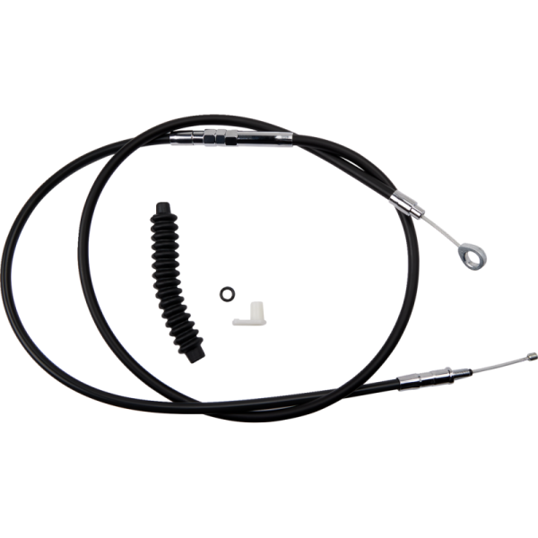(image for) Drag Specialties Black Vinyl High Efficiency Clutch Cable - 0652-1436