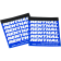(image for) Renthal Clean Grip Covers - Blue/Silver/White