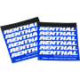 (image for) Renthal Clean Grip Covers - Blue/Silver/White