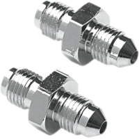 (image for) Chrome 3/8"-24 I.F. to -3 Fitting (pr.)
