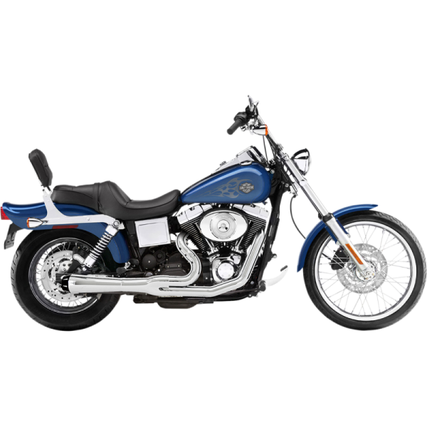 BASSANI XHAUST Bassani Road Rage 2-Into-1 System Chrome, Short