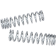 (image for) 12 Series Magnum Spring - Chrome, 120/170 Rate