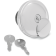 (image for) Drag Specialties Screw-In Locking Gas Cap - Vented, Chrome