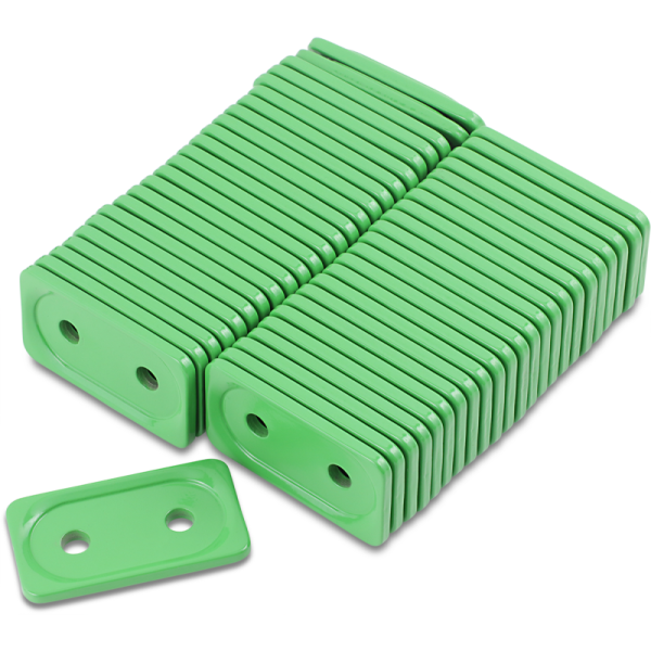 (image for) WOODYS Two-Hole Double Grand Digger Support Plate - Green (48 Pk.)