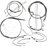 (image for) Black Pearl Handlebar Installation Kit (10" Apes)