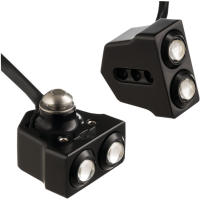 (image for) Dual Rat Eye LED Side-Mount Red