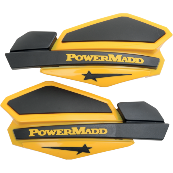 (image for) POWERMADD/COBRA Star Series Handguards - Dark yellow/black